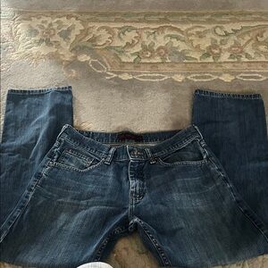 Lee Men's Dark Blue Straight Jeans